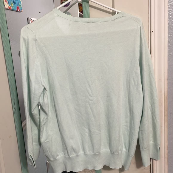 banana republic light blue cardigan - Picture 2 of 3